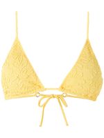 Clube Bossa haut de bikini Aava en jacquard - Jaune