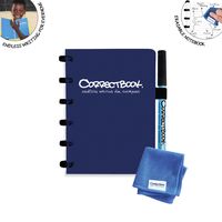 Correctbook A6 Original: uitwisbaar / herbruikbaar notitieboek, gelijnd, Midnight Blue (marineblauw) - thumbnail