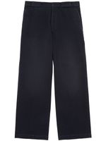 MM6 Maison Margiela pantalon à coupe droite - Noir