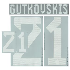 Gutkovskis 21 (Officiële Letland Bedrukking 2022-2023)