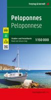 Wegenkaart - landkaart Peloponnesos | Freytag & Berndt - thumbnail