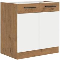 Wastafelonderkast Wit 80 cm 80 x 52 x 82 cm