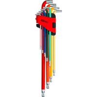 KS Tools 151.5210 TX Haakse schroevendraaierset T 10, T 15, T 20, T 25, T 27, T 30, T 40, T 45, T 50 9-delig