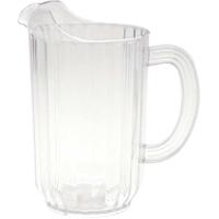 Karaf - polycarbonaat kunststof - 1 liter - sapkan/ waterkan - 12 x 18 cm
