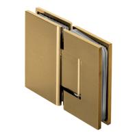 BRAUER Glasscharnier 180 graden 2 stuks PVD goud geborsteld