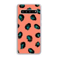 Pink Cheetah: Samsung Galaxy S10 5G Transparant Hoesje - thumbnail