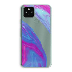 Zweverige regenboog: Google Pixel 5a 5G Transparant Hoesje