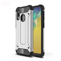Magic Armor TPU + PC combinatie Case voor Galaxy A20e (zilver)
