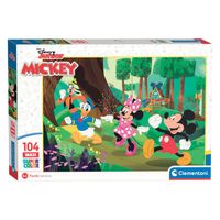 Clementoni maxi legpuzzel mickey and friends, 104st.