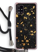 Terrazzo N°7: Samsung Galaxy A51 5G Transparant Hoesje met koord