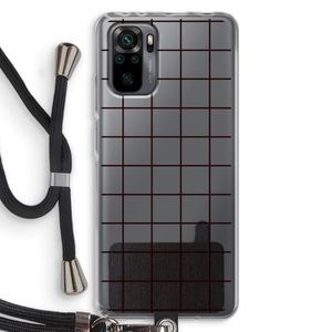 Rooster: Xiaomi Redmi Note 10 Pro Transparant Hoesje met koord