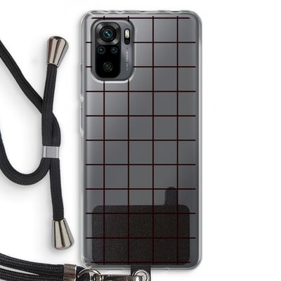 Rooster: Xiaomi Redmi Note 10 Pro Transparant Hoesje met koord