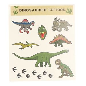 Tattoo stickers dinosaurussen 8x stuks