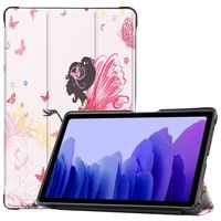 Lunso - Samsung Galaxy Tab A 10.5 inch - 3-Vouw sleepcover hoes - Fee