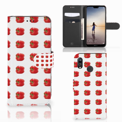 Huawei P20 Lite | Book Cover | Paprika Red