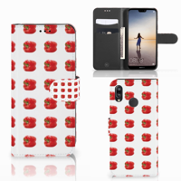 Huawei P20 Lite | Book Cover | Paprika Red