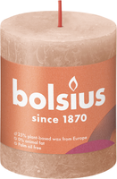Rustiek stompkaars 80/68 Creamy Caramel - Bolsius