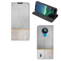 Nokia 1.4 Book | Wallet Case | Wood Concrete