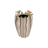 Countryfield Vaas vogels s bruin 12x12x18cm