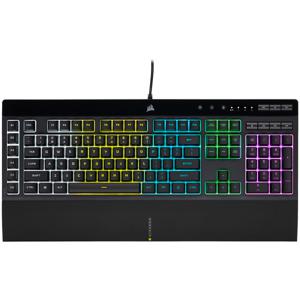 Corsair K55 RGB PRO toetsenbord Gamen USB QWERTY Amerikaans Engels Zwart