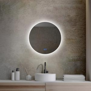 Badkamerspiegel Sunlight Rond Touch 60Cm Met Led Verlichting En Anti Condens