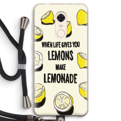 Lemonade: Xiaomi Redmi 5 Transparant Hoesje met koord