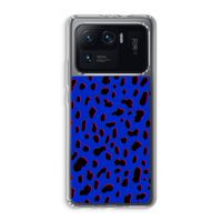 Blue Leopard: Xiaomi Mi 11 Ultra Transparant Hoesje
