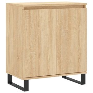 vidaXL Dressoir 60x35x70 cm bewerkt hout sonoma eikenkleurig