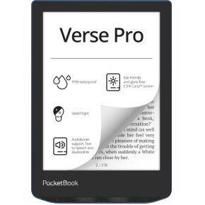 PocketBook Verse Pro e-book reader Touchscreen 16 GB Wifi Zwart, Blauw