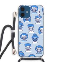 Gezichtjes: iPhone 12 Transparant Hoesje met koord