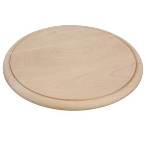 Ronde houten ham plankjes / broodplank / serveer plank 25 cm