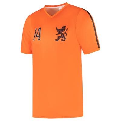 Nederlands Elftal Voetbalshirt Eigen Naam - Nummer 14 - WK 1974 - Kind en Volwassenen