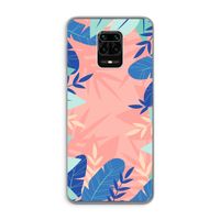 Tropisch: Xiaomi Redmi Note 9 Pro Transparant Hoesje Tropisch: Xiaomi Redmi Note 9 Pro Transparant Hoesje