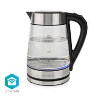 Nedis SmartLife Waterkoker | Wi-Fi | 1.7 l | 360 graden draaibaar | 1 stuks - WIFIWK10CGS WIFIWK10CGS