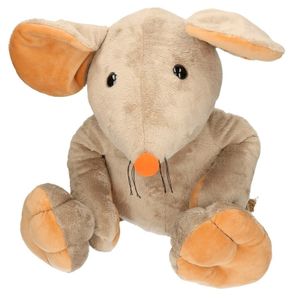 Zachte muis Eddi knuffel 58 cm   -