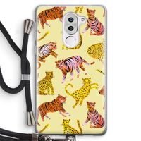 Cute Tigers and Leopards: Honor 6X Transparant Hoesje met koord