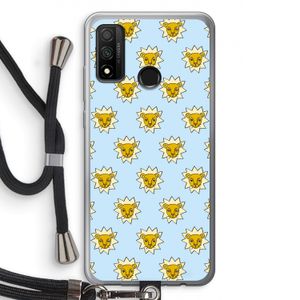 Leeuwenkoppen: Huawei P Smart (2020) Transparant Hoesje met koord