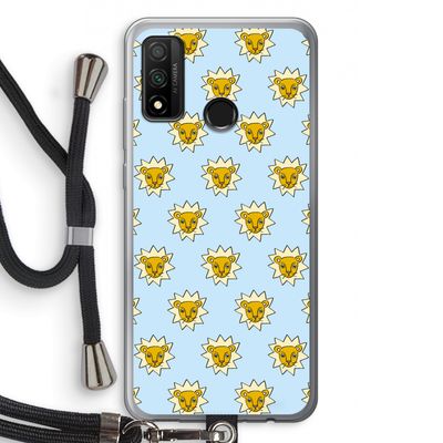 Leeuwenkoppen: Huawei P Smart (2020) Transparant Hoesje met koord