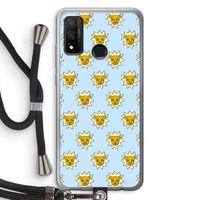 Leeuwenkoppen: Huawei P Smart (2020) Transparant Hoesje met koord