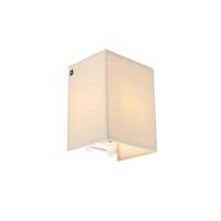 QAZQA Landelijke wandlamp beige - Vete