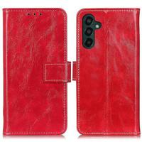 Samsung Galaxy A55 Wallet Case met Magnetische Sluiting - Rood - thumbnail