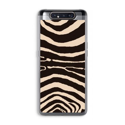 Arizona Zebra: Samsung Galaxy A80 Transparant Hoesje