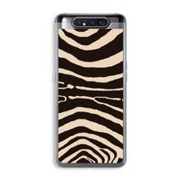Arizona Zebra: Samsung Galaxy A80 Transparant Hoesje
