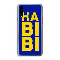 Habibi Blue: Samsung Galaxy A20s Transparant Hoesje