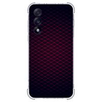 TPU Telefoonhoesje OnePlus Nord 5 - Geruit Rood schokabsorberende backcover