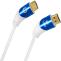 OEHLBACH D1C42535 HDMI kabel 1 m HDMI Type A (Standaard) Blauw, Wit - thumbnail