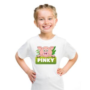 Varken dieren t-shirt wit voor kinderen