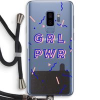 GRL PWR: Samsung Galaxy S9 Plus Transparant Hoesje met koord