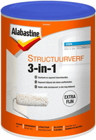 alabastine structuurverf 3in1 extra fijn wit 5 ltr - thumbnail