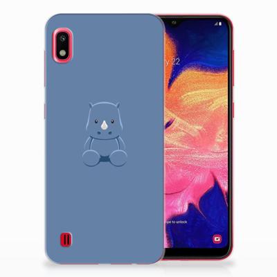 Samsung Galaxy A10 Telefoonhoesje met Naam Baby Rhino Samsung Galaxy A10 Telefoonhoesje met Naam Baby Rhino